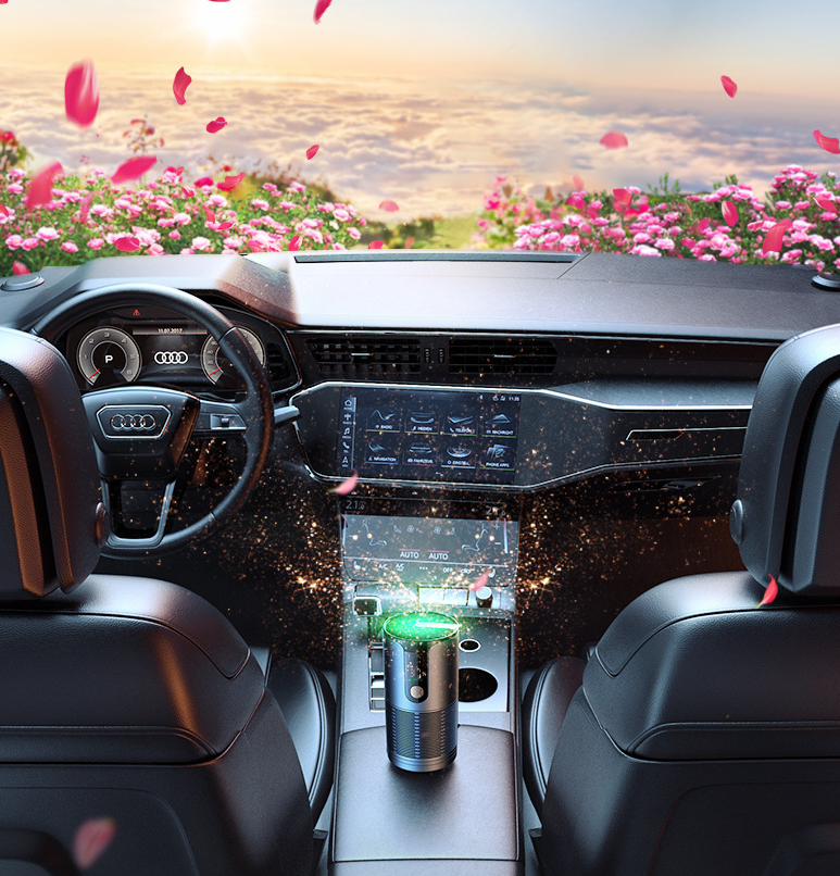 Intelligent USB car air purifier