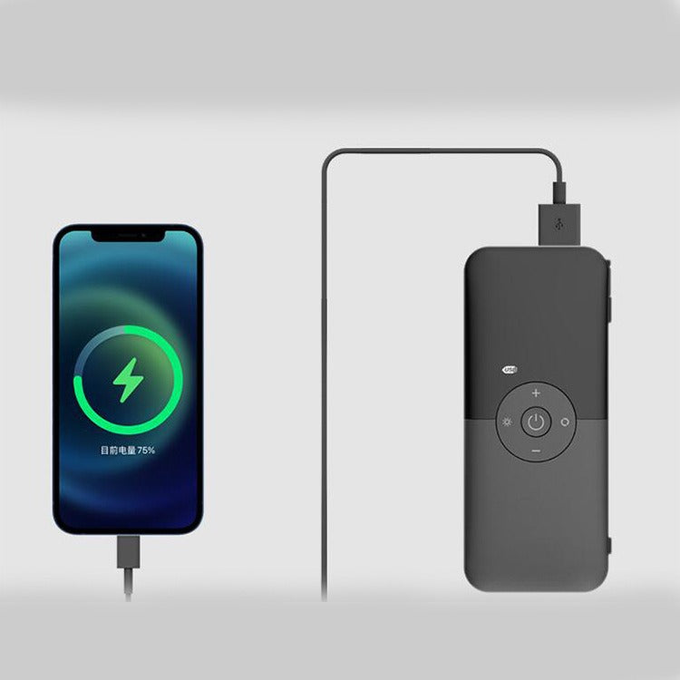 Pompe de Gonflage de Pneus Numérique, Mini Pompe à Air sans Fil Pratique et Illuminable pour Voiture