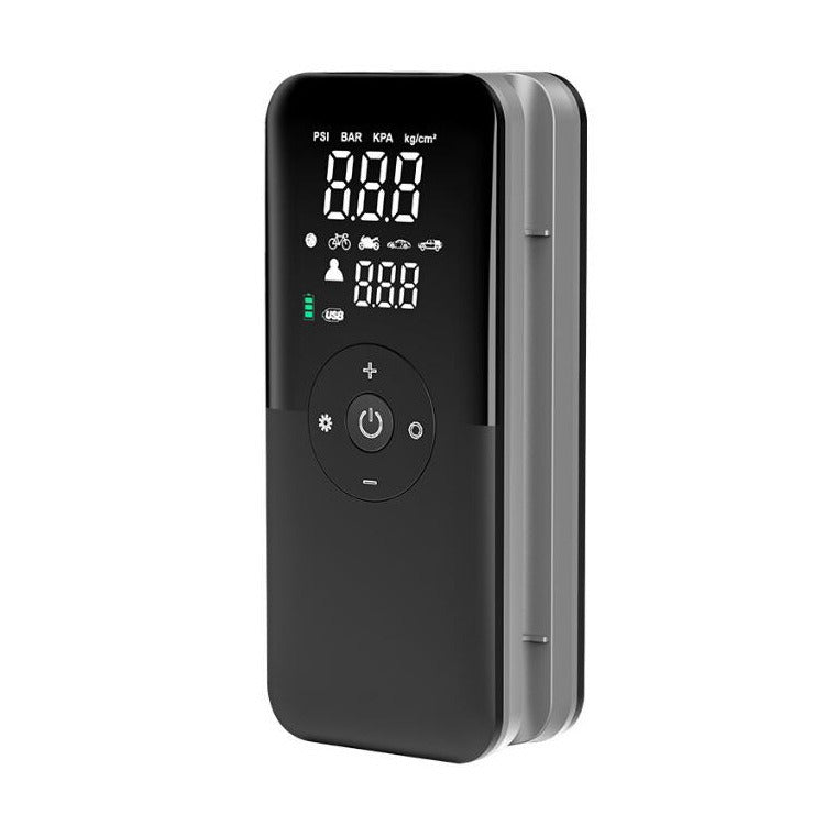 Pompe de Gonflage de Pneus Numérique, Mini Pompe à Air sans Fil Pratique et Illuminable pour Voiture