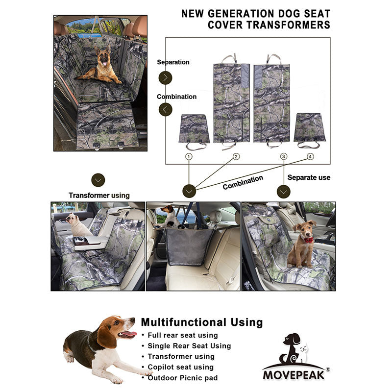 EZMTB New Multi-Function Anti-Dirty Waterproof Pad Rear Seat Car Dog Pad Rear Pet Car Pad
