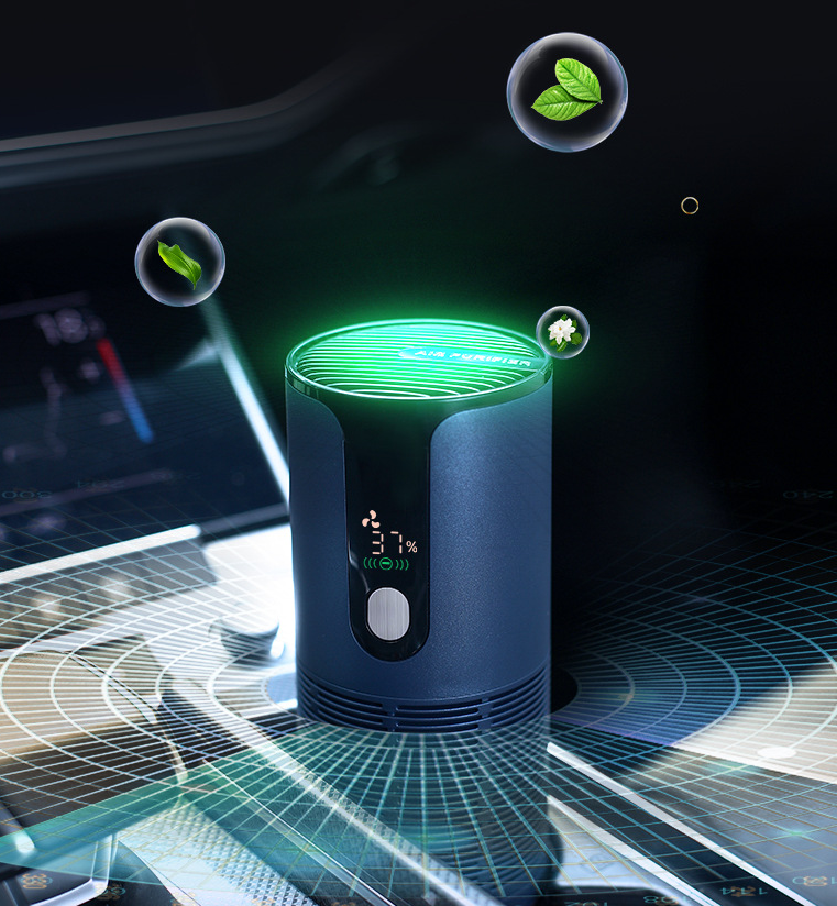Intelligent USB car air purifier