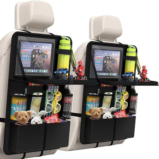 Car seat storage bag, backrest storage bag